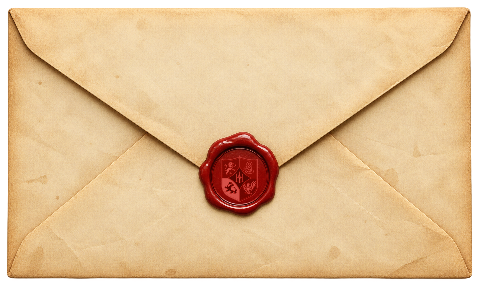 Carta cerrada de Hogwarts